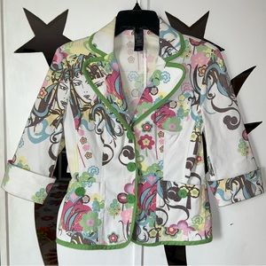 Bisou Bisou Pop-Art Blazer